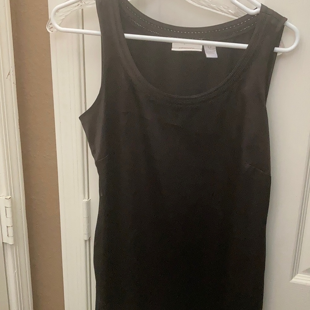FINAL MARKDOWN Silky black ladies Chico’s tank top 0 small/4